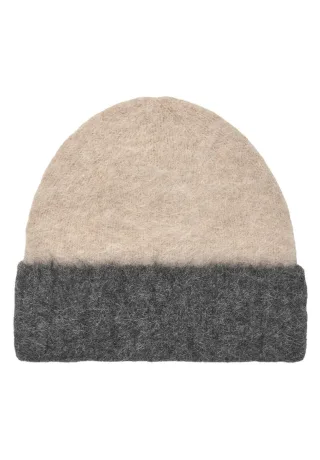 samsøe & samsøe - Beanie - Sajeanne beige/grau - Gr. - OS
