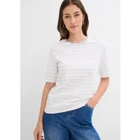 bonprix T-Shirt Halbarm, aus reiner Baumwolle