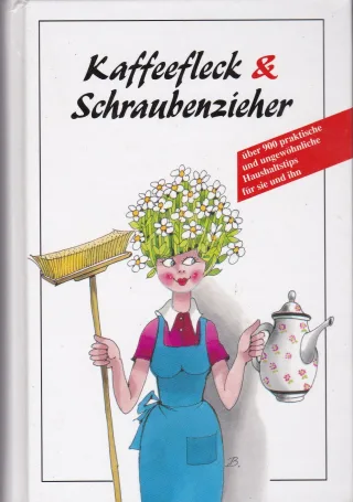 Kaffeefleck und Schraubenzieher
