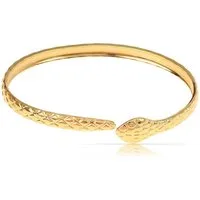 Made by Nami Armreif Edelstahl Armreif Gold Schmuck Damen Gehämmert Geschenke für Frauen, Wasserfest & Verstellbar Geschenkideen Frauen oder Mädchen