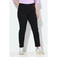 Ulla Popken Regular-fit-Jeans Mom-Jeans 5-Pocket-Hose Komfortbund Stretchdenim