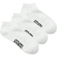 Jack & Jones Freizeitsocken JACBASIC BAMBOO SHORT SOCK 3 PACK NOOS (Packung, 3-Paar) mit hochwertiger Materialzusammensetzung