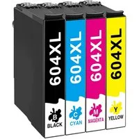 STAROVER 4er pack Kompatibel für EPSON 604XL 604 XL Multipack Tintenpatrone (XP-2200 XP-2205 XP-3200 XP-3205 XP-4200 XP-4205 XP-4250, WorkForce WF-2910DWF WF-2930DWF WF-2935DWF WF-2950DWF)