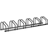 Clanmacy Fahrradständer Radständer Boden- und Wandmontage, aus Verzinkter Stahl, Verwendbare Reifenbreite: 3,5-5,5 cm