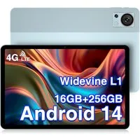 DOOGEE T30S Android 14 6GB RAM+256GB ROM (1TB TF),11" 2,4K Display Tablet (11", 256 GB, 4G, 13MP+8MP, 4G Gaming Tablet, Hi-Res Speakers/5G WiFi/OTG/Widevine L1)