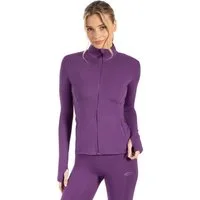 Smilodox Trainingsjacke Kenna, Sportjacke mit tailliertem Schnitt, Windbreaker Laufjacke Sport Oberteil Daumenlöcher Activewear Atmungsaktiv Freizeit Fitness