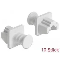 Staubschutz für RJ45 Buchse, Schutzkappe weiß