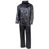 MFH Regenoverall Regenanzug, 2-teilig, schwarz