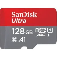 Sandisk Ultra microSDXC Speicherkarte (128 GB, Class 10, Adapter)