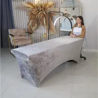 STM Company Massageliege Verlängerter Liegenbezug für Massagebett, Bezug, Spannbetttuch (für alle gängigen Kosmetikliegen, Massageliegen, Couches, aus Velour, ohne Matratze), 180x60 cm/ 190x70 cm