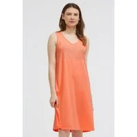 SOCCX Sommerkleid mit Glitzerstein-Wording