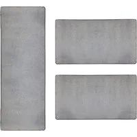 Floordirekt Hochflor-Bettumrandung Sundae, 6 Farben & 3 Größen, Teppichläufer, ideal im Schlafzimmer, Höhe 13.5 mm, (3-tlg), Velours