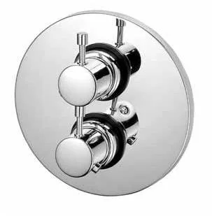 Kaja Ipuri-Unterputz-Thermostat-Fertigmontage-Set m. Absperr-/2-Wege-Umstellgriff 34555-C