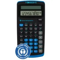 Texas Instruments Taschenrechner TI-30 ECO RS, 10-stelliges Display, Solar, Hard cover, Neue Version