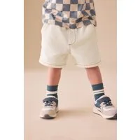 Next Jeansshorts Denim-Shorts 100 % Baumwolle mit Gummibund (1-tlg)