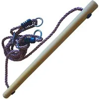 Loggyland Einzelschaukel Holztrapez Trapezschaukel 58 cm Turntrapez, unbehandeltes Holz