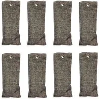 HAC24 Geruchsfilter 8x Schuherfrischer Lufterfrischer Schuhe Geruchsneutralisierer, Bambus Aktivkohle