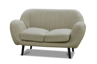 Sofa Designersofa ADAMO 2-Sitzer in diversen Stoff und Farbvarianten