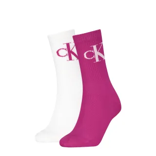 Calvin Klein Jeans Socken "CKJ WOMEN SOCK MONOGRAM" 2 Paar, 2 Paar tlg. mit extra breitem Bündchen, Cotton-Mix, elastisch