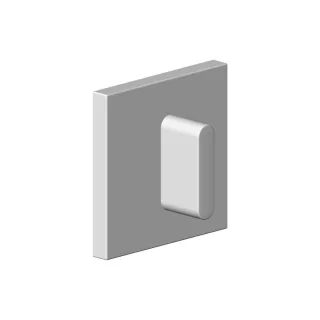 Dornbracht Griff für Zwei- / Drei-Wegeumstellung Ersatzteile 90207005100 80 x 80 x 40 mm Platin gebü 90207005100-06