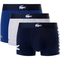 Lacoste Hipster Trunk 3er Pack Krokodil Logo Big Croc