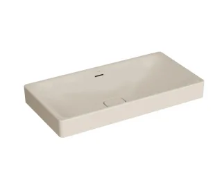 VitrA New Metropole Unterbauwaschtisch rechteckig 80 x 40 cm mit Überlaufschlitz,7536B422-7216 7536B422-7216