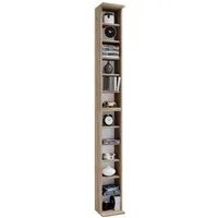 VCM Standregal Holz CD DVD Stand Aufbewahrung Deko Regal Bigol, 1-tlg., 180x21x20cm CD DVD Aufbewahrung, stehend