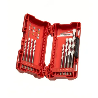 Milwaukee SHOCKWAVE Multimaterial Bohrer 1/4" Hex (8-teilig) - 4932471112