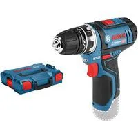 Akku-Bohrschrauber GSR 12V-15 FC Professional solo, 12Volt blau/schwarz, ohne Akku und Ladegerät, in L-BOXX