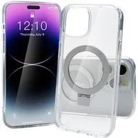 StyleShell SHOCKFlex mit Standfunktion, Handyhülle transparent, iPhone 16 Pro Max, kompatibel mit MagSafe