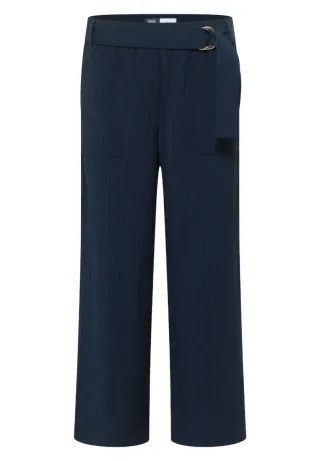 CECIL - Culotte mit Gürtel blau - Gr. - 28