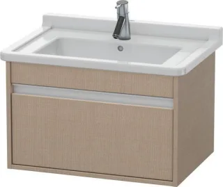 Duravit Ketho Waschtischunterbau wandhängend Leinen Matt 650x455x410 mm - KT666307575 KT666307575
