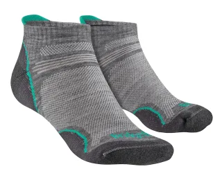 Bridgedale - Womens Wandern Merino Low Socken - Mid Grey / Surf