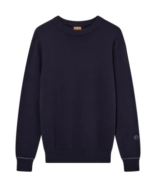 mos mosh gallery - MMGBarella Crew Knit navy - Gr. - XL