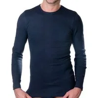 HERMKO Unterziehshirt 3640 Herren langarm Unterhemd aus 100% Bio-Baumwolle, longsleeve Shirt