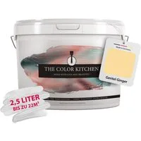 A.S. Création Wand- und Deckenfarbe Seidenmatt Innenfarbe THE COLOR KITCHEN, für Wohnzimmer Schlafzimmer Flur Küche, versch. Gelbtöne