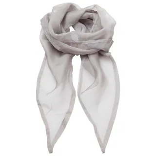 Premier - "Colours" Schal für Herren/Damen Unisex (Silber)