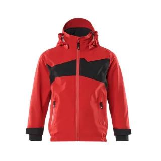 MASCOT Hard Shell Jacke für Kinder ACCELERATE Verkehrsrot / Schwarz 116 - 18901-249-20209-116
