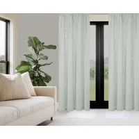 Home Basics Vorhang SOFTY 2er Pack (2 St), Multifunktionsband, halbtransparent, 2er Pack Kombibandschal SOFTY Uni