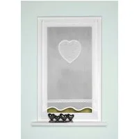 HOME WOHNIDEEN Türvorhang CORAZON (1 St), Stangendurchzug, blickdicht, Tür-und Fensterbehang, Batist, bestickt