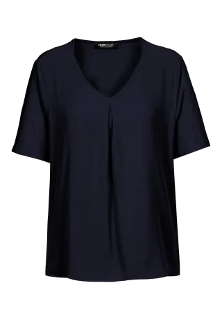 FRANK WALDER - Blusenshirt NOS mit eleganter Falte ink - Gr. - 40