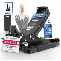 Tarpofix® Wagenheber Tarpofix® Hydraulischer Wagenheber 3t mit Doppelzylinder, max. Hubhöhe: 47.5 cm, Robuster Hydraulikheber mit 85 - 475 mm Hubhöhe