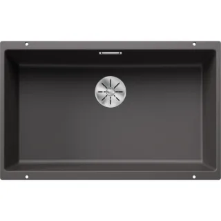 Blanco Subline 700-u Spüle 523443 73x46cm, PuraDur felsgrau, für Unterbau