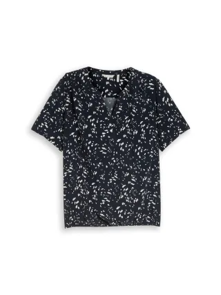 Tom Tailor - Plus Size - Bluse mit Muster navy dot - Gr. - 50
