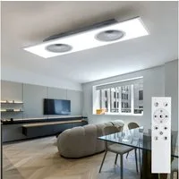 JUST LIGHT Deckenventilator, Deckenventilator mit Beleuchtung LED dimmbar Fernbedienung CCT