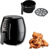Starlyf Heißluftfritteuse, 1400,00 W, Fritteuse mit 3,8 Litern,30 Minuten Timer, automatische Abschaltung