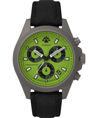 Timex Field Post Chrono Herren Schwarz Uhr TW2V96400