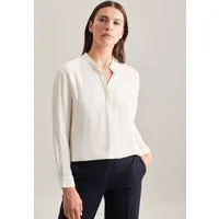 seidensticker Klassische Bluse 1/1 V-Neck Uni