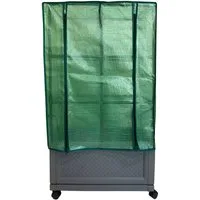HTI-Living Gewächshaus Gewächshaus 60x30x106 cm mit Rollen, Stück, 1 Gewächshaus, Frühbeet Pflanzkasten