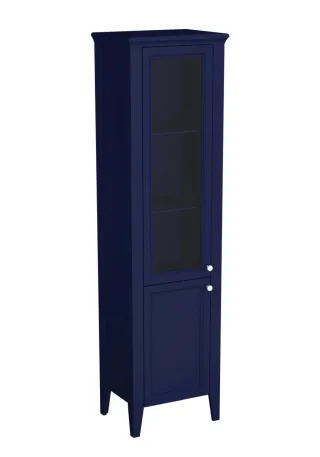 VitrA Valarte Hochschrank mit Glaseinsatz Breite 54 cm Höhe 197 cm 2 Türen Türanschlag links,65796 65796
